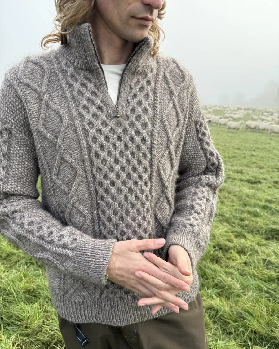 Dagmar Zipper Sweater Man - Image 4