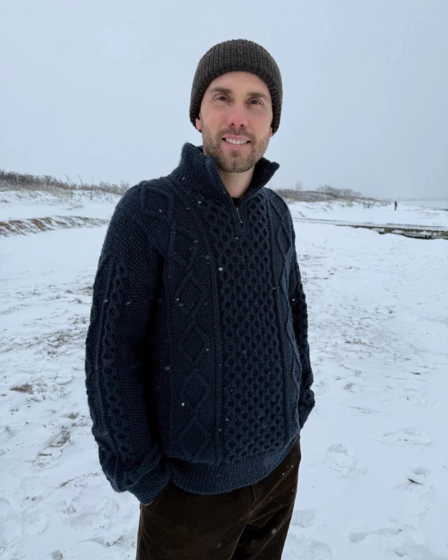 Dagmar Zipper Sweater Man - Image 5