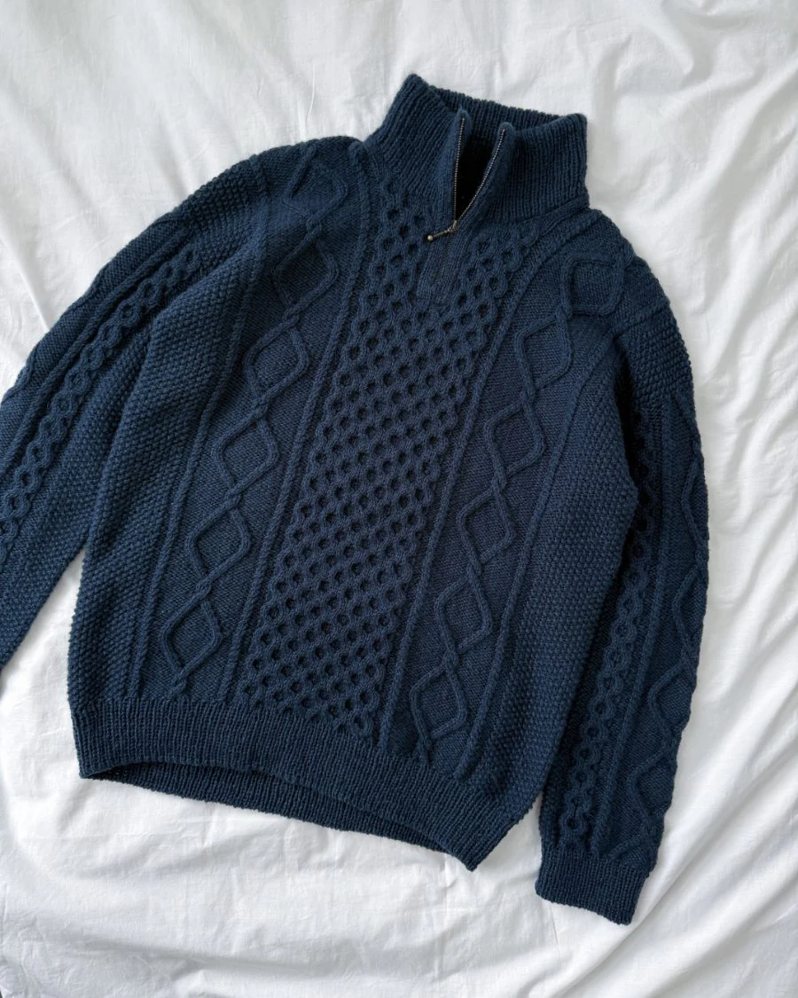 Dagmar Zipper Sweater Man - Image 6