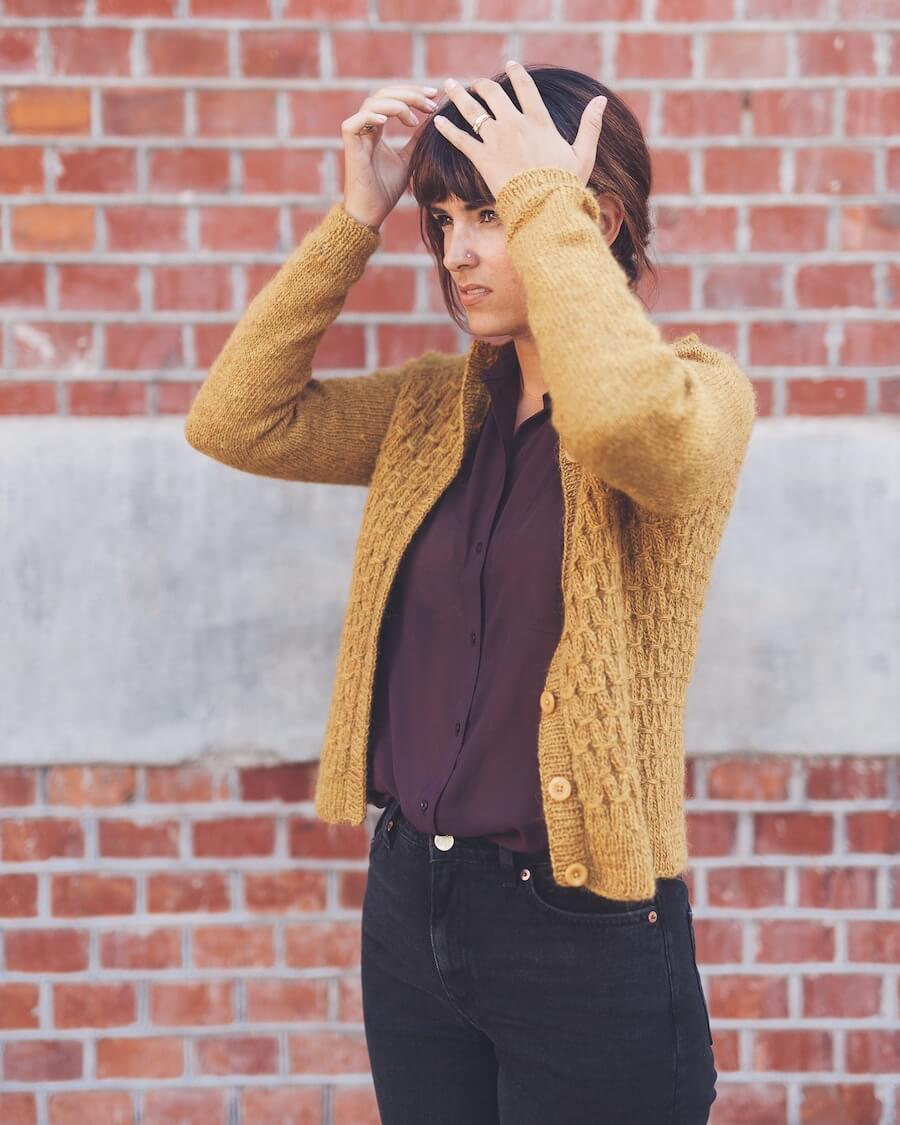 Klassisk Smock Cardigan - Image 4