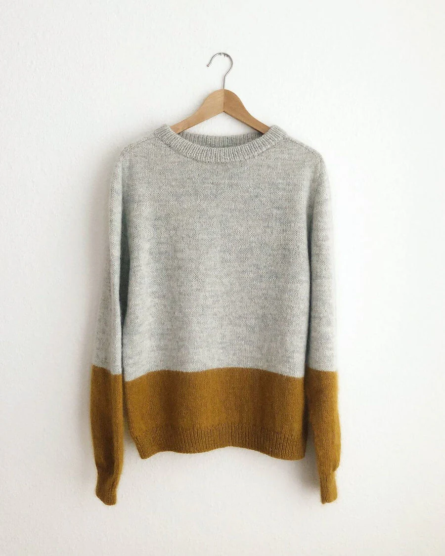 Kontrastsweater - Image 3