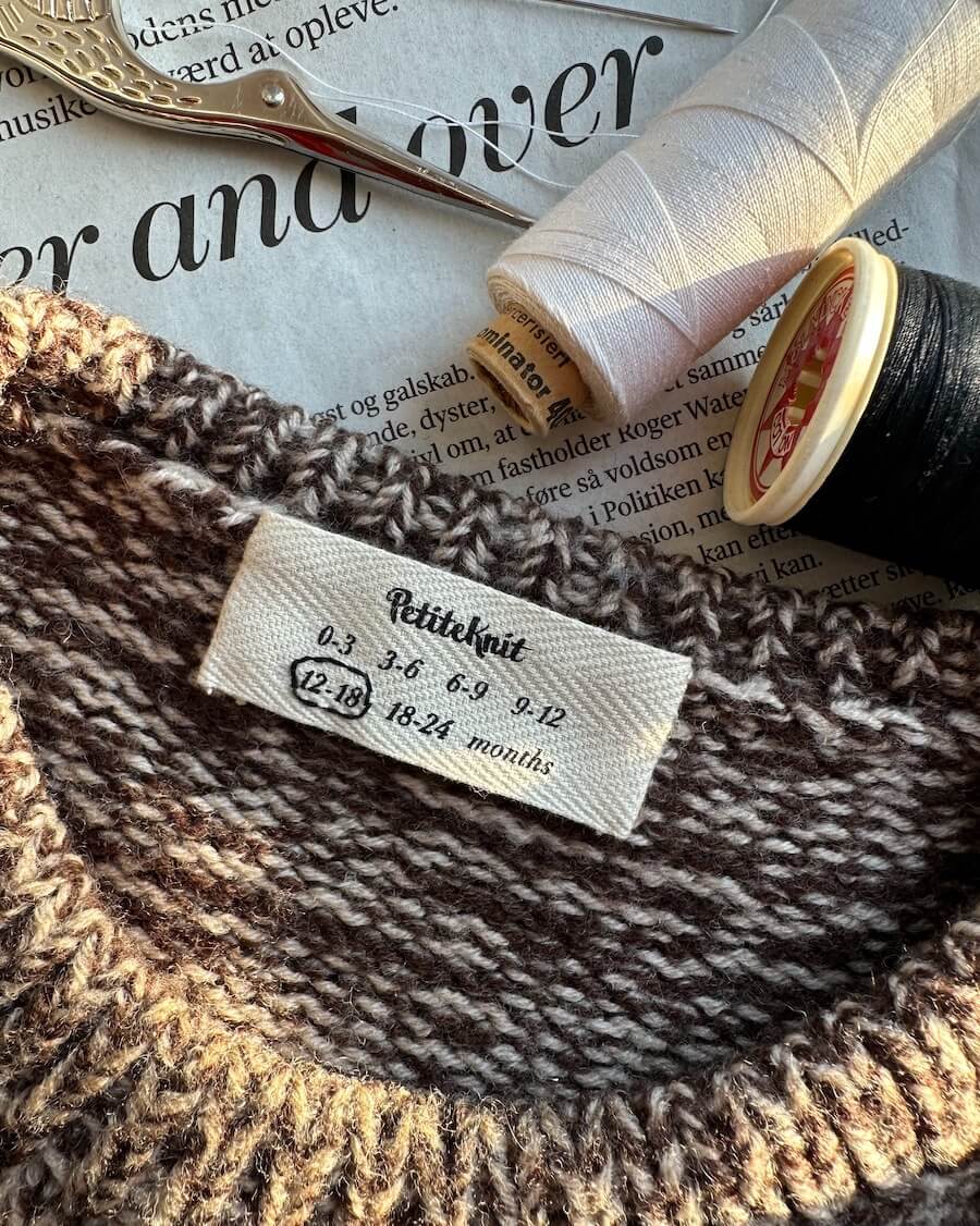 Label med babystørrelser - Image 2