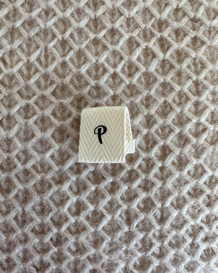 "P" foldet label 5 stk. - Image 4